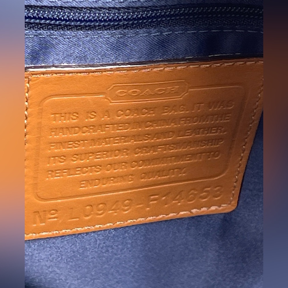 Y2k Coach Patchwork tote bag EXCELLENT CONDITION - image 8